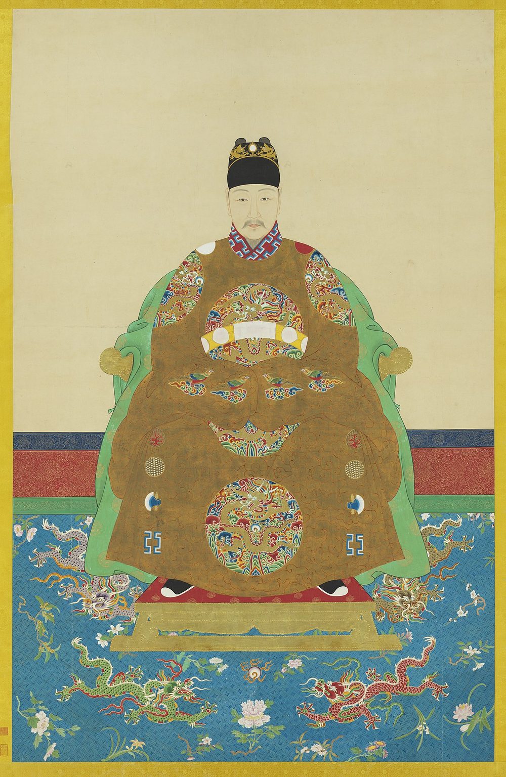 明光宗朱常洛坐像