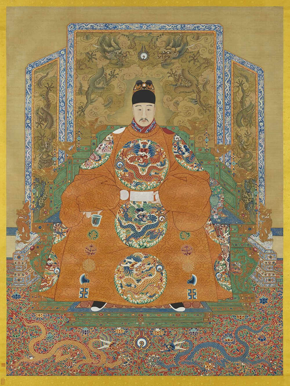 明穆宗朱载垕坐像