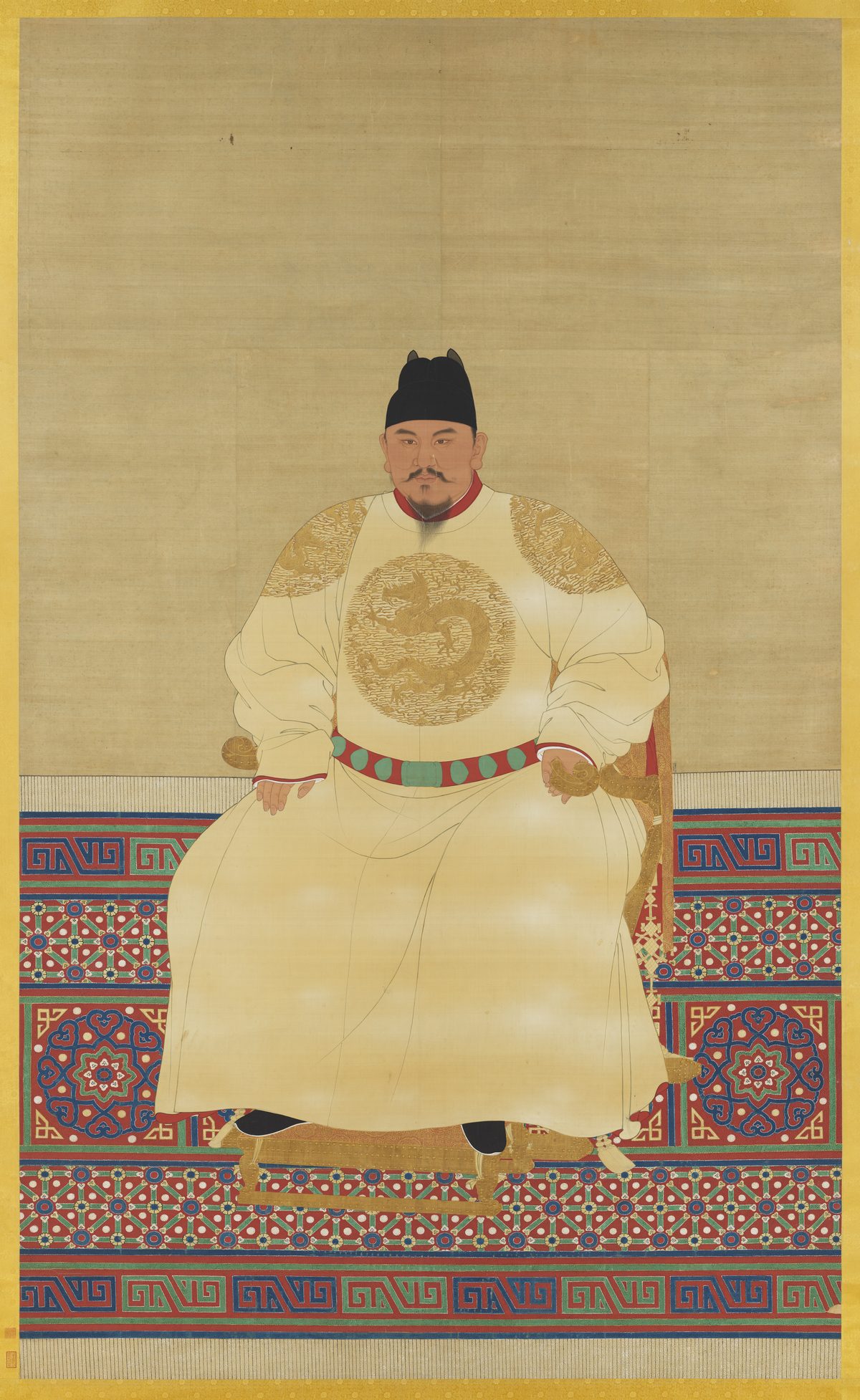 明太祖朱元璋坐像