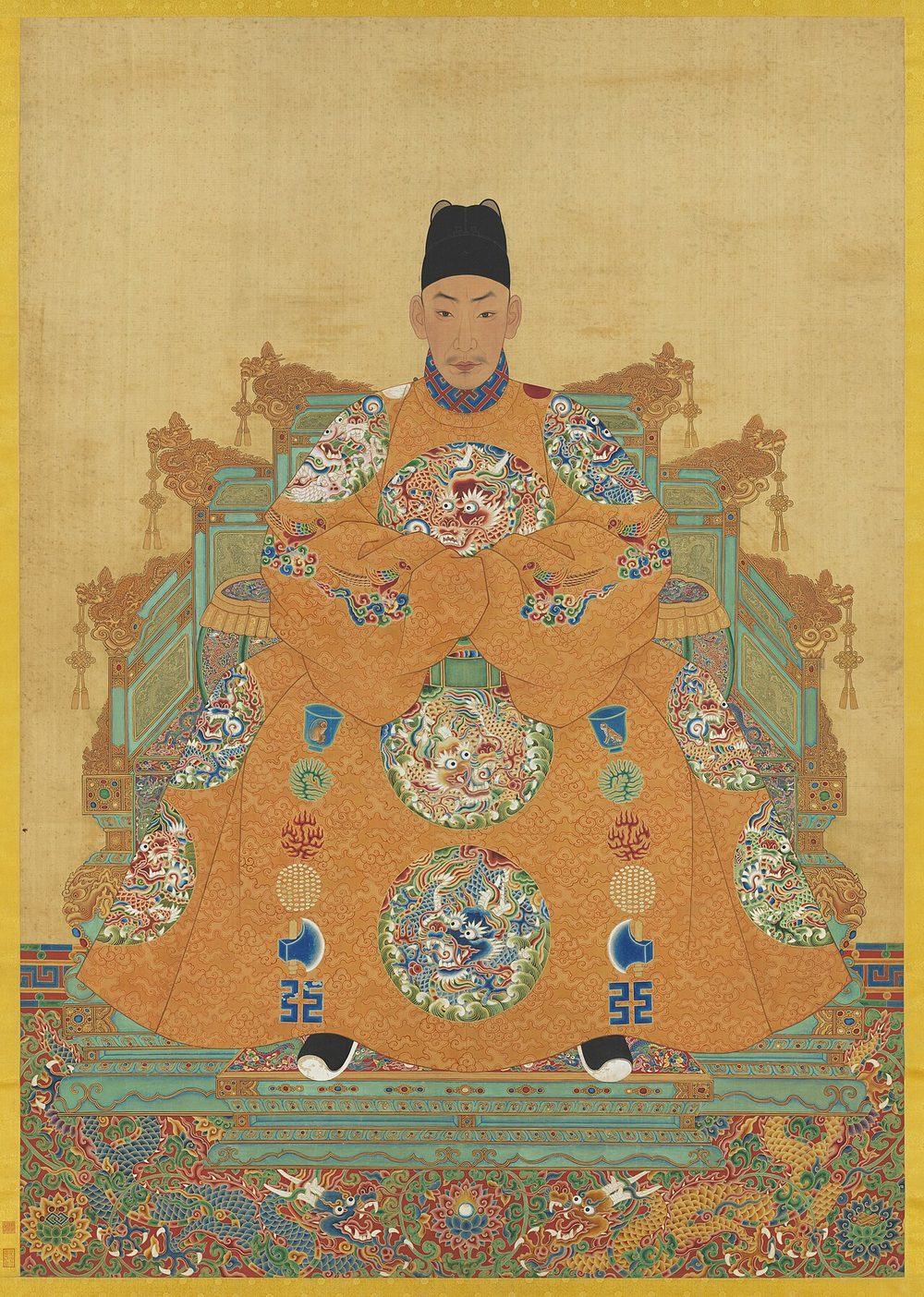 明武宗朱厚照坐像